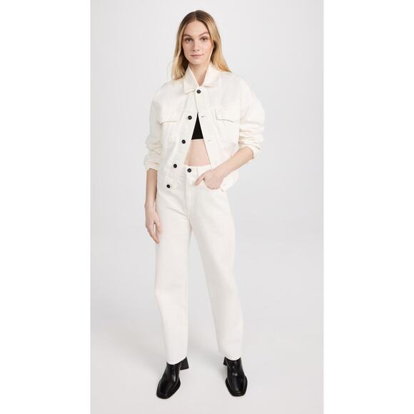 Slvrlake Detroit Trucker Jacket - Xs - White - Picture 4 of 6